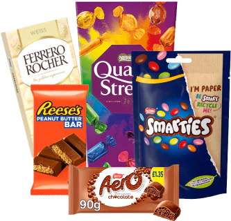Confectionery & chocolate product selection