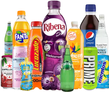 Drinks & beverages product selection
